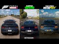 Forza Horizon 5 Vs NFS Unbound Vs The Crew Motorfest Ford Mustang Dark Horse Sound Comparison