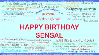 Sensal   Languages Idiomas - Happy Birthday