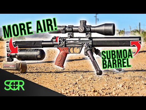 More UPGRADES 😈…. then TESTING 🤓 Edgun with BOTTLE & .30 cal SUB MOA BARREL