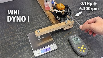 Simplest DYNO for RC Engines! - Prony Brake Dynamometer!
