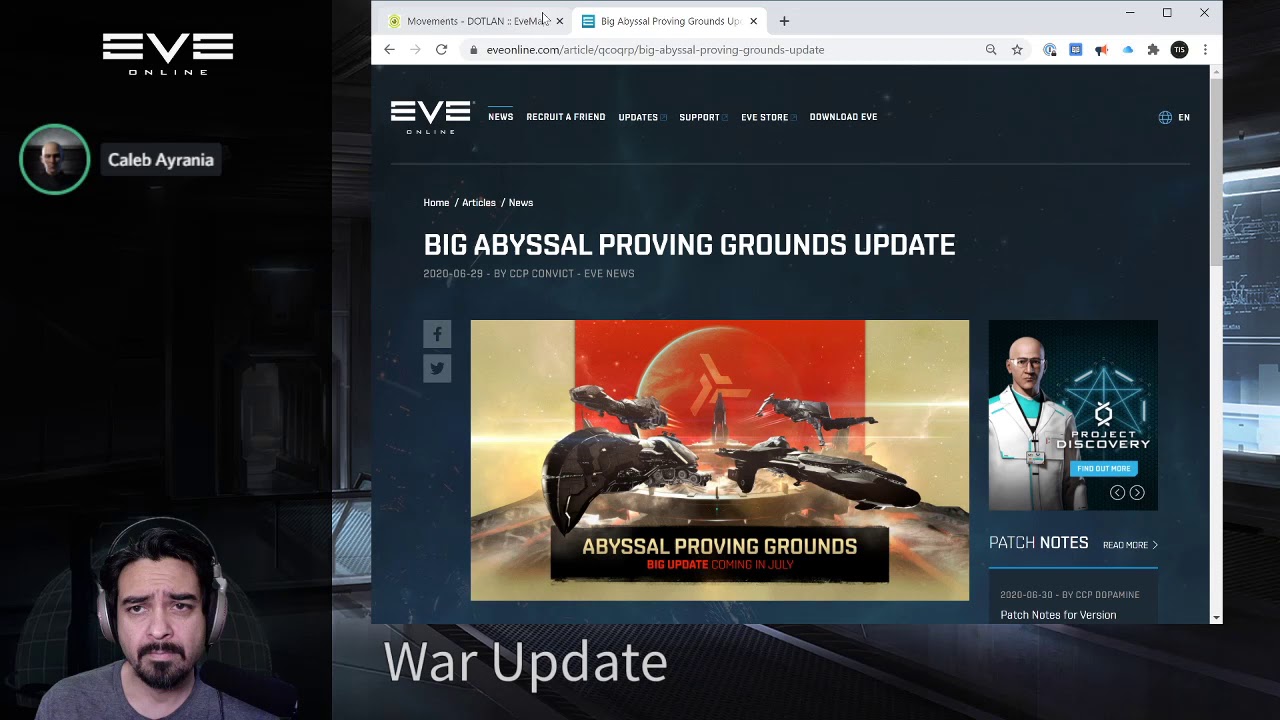 EVE News – Website update