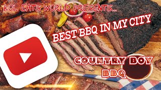 A KOL EATS WORLD FOOD REVIEW EP. 5 COUNTRY BOY BBQ