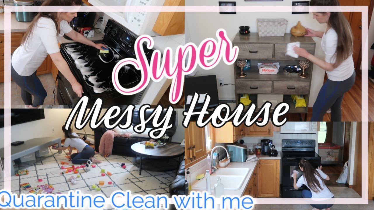 MESSY HOUSE CLEAN WITH ME | SPEED CLEANING | TIME LAPSE | EXTREME CLEAN ...