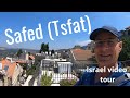Safed (Tsfat) City in blue