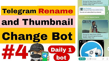 Telegram Rename bot .