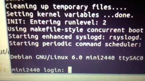 Setting touch screen 2 บน Debian kernel 2.6 on Micro2440