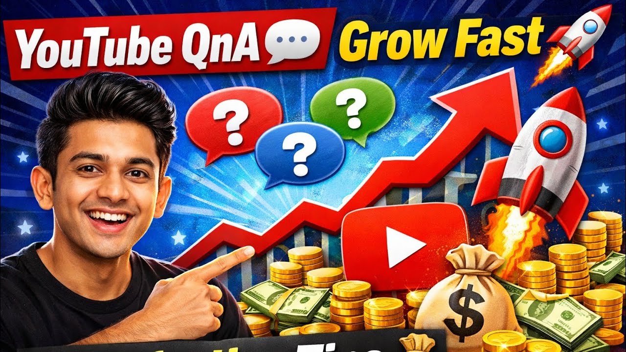 YouTube QnA 💬 | Grow Fast 🚀 | Monetization Tips 💰