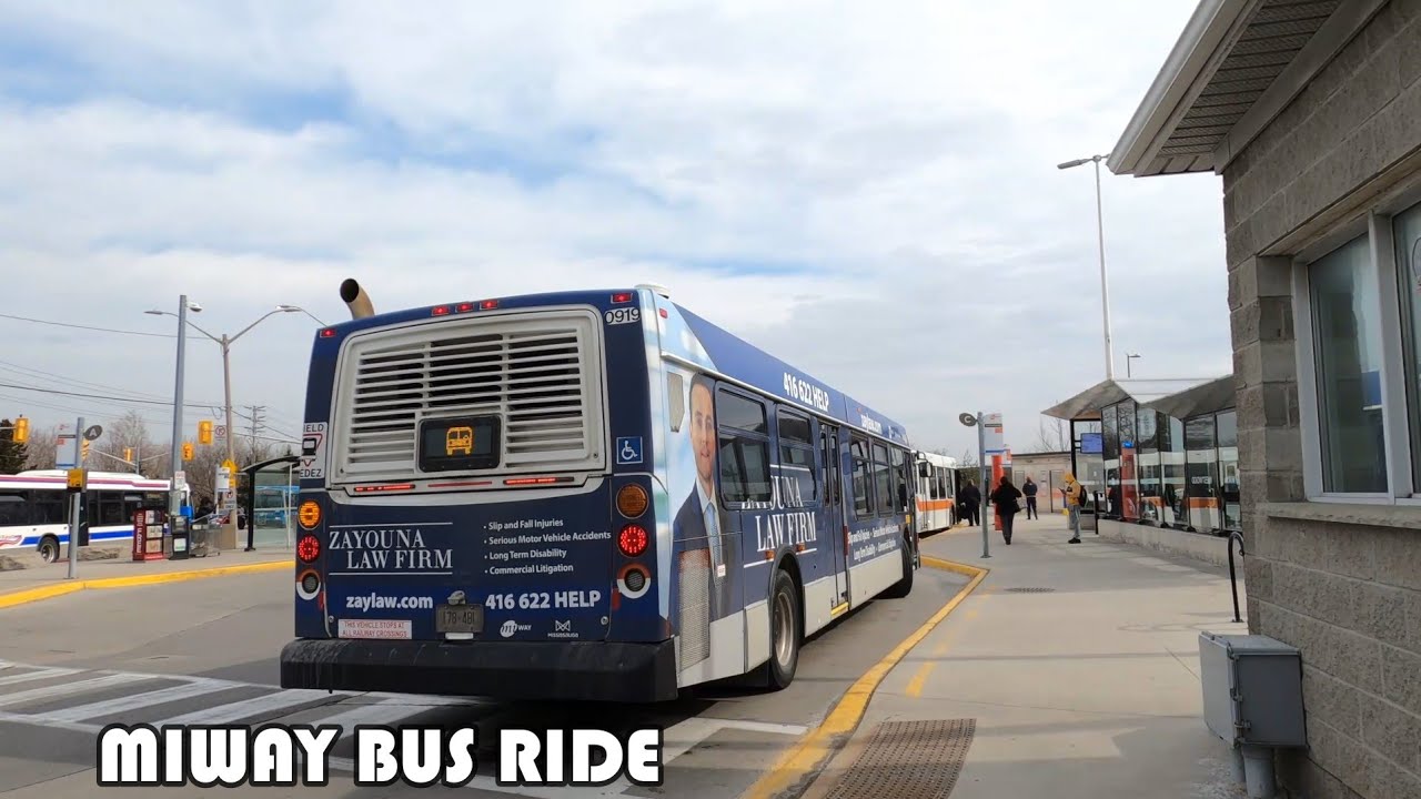 Airport Route | MiWay Route 7 Bus Ride From City Centre Terminal To Westwood Mall Bus Terminal