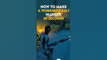 How To Make A Working Vault In Under 30 Seconds