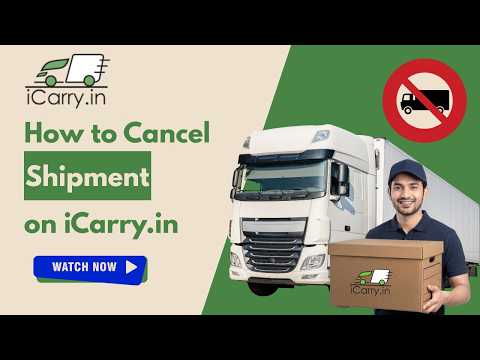 How to Cancel Shipment in iCarry.in | Cancel Single & Bulk Orders Step by Step