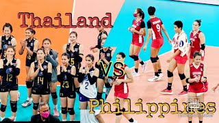 Philippines vs Thailand Set 1 Quarterfinals AVC Cup for Women 2022