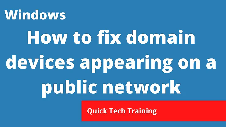 Windows - Fix domain network devices appearing on a public network (Network Location Awareness) - DayDayNews