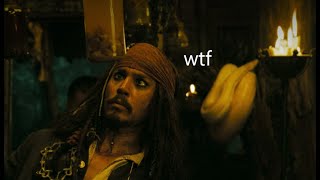 Jack Sparrow sendo icônico por 4 minutos e 34 segundos