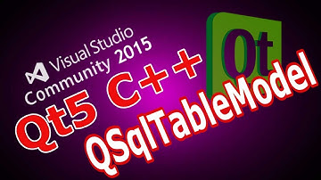 Qt5 C++ QSqlTableModel With Mysql Database & QTableView  #35