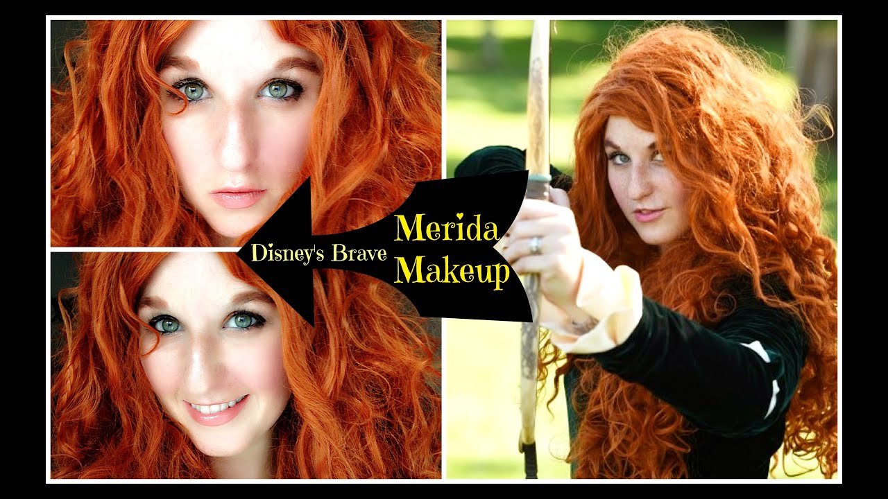 Disneys Brave Merida Makeup Tutorial YouTube