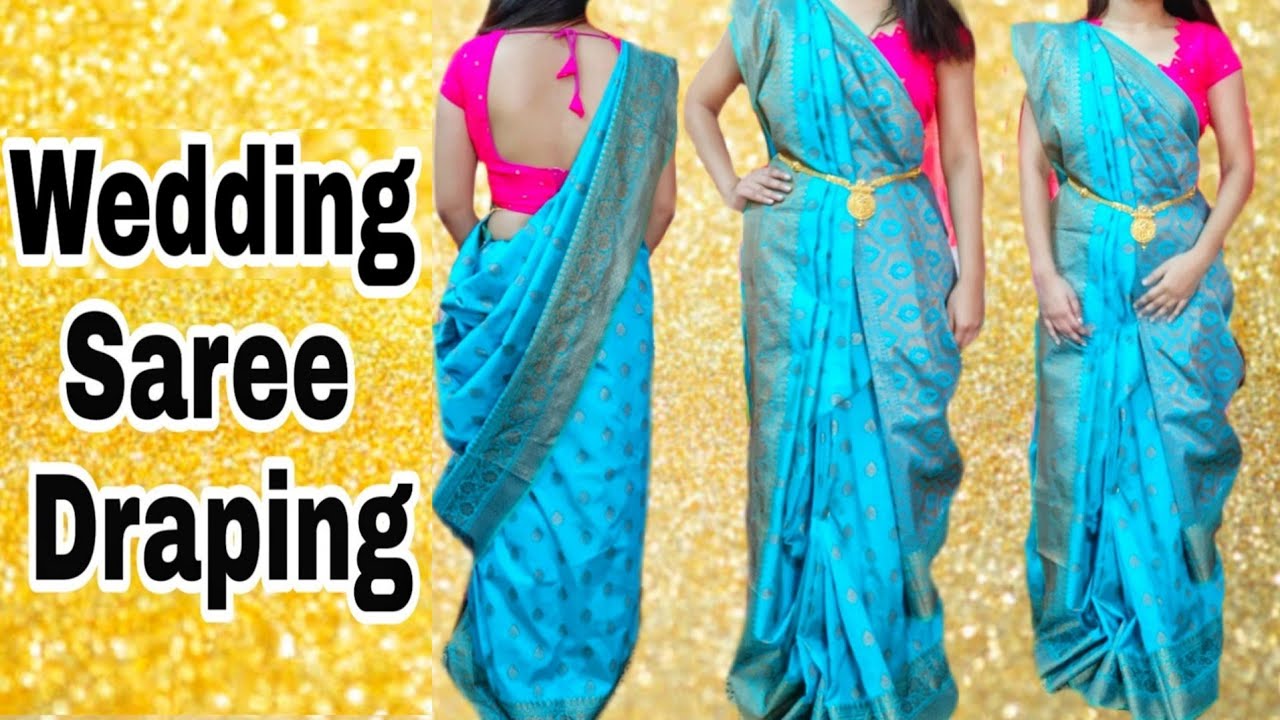 Saree Draping - South Indian Bridal Style