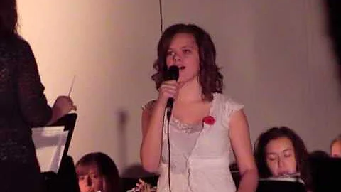 Katherine Randall 13 year old singing You raise me...