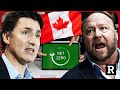 Justin trudeau is terrified of alex jones heres why  redacted with clayton morris