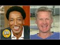 Steve Kerr reminisces with Scottie Pippen about their Bulls playoff runs | The Jump