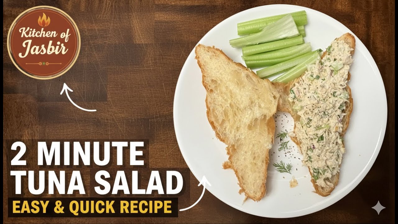 2-Minute Tuna Salad | Quick, Healthy & Delicious!