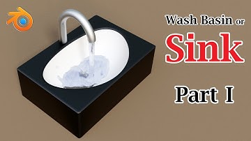 Create Wash-Basin or Sink in Blender : Part 1 | Inflow & Outflow | Fluid Simulation in Blender