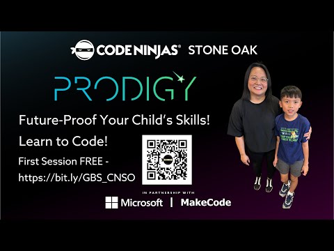 Code Ninjas Stone Oak - Sebastian Chu Prodigy Winner