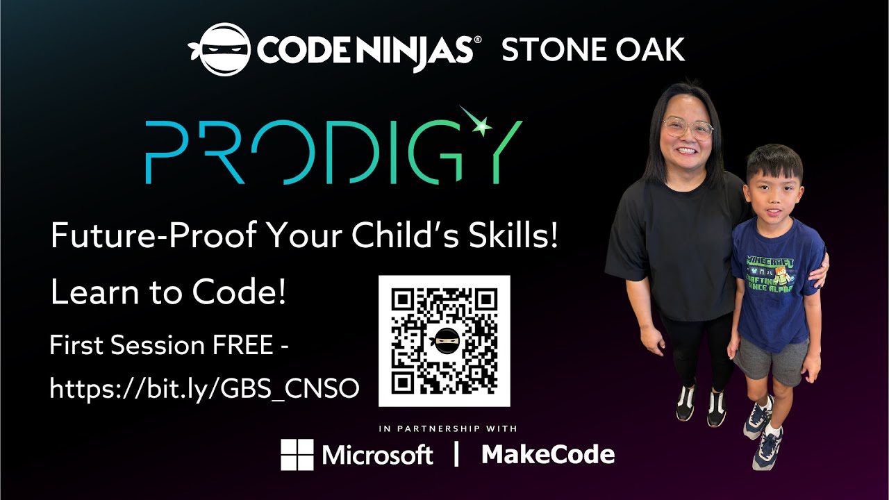 Code Ninjas Stone Oak - Sebastian Chu Prodigy Winner