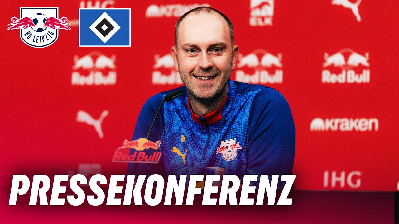 "Er ist ein sehr guter Trainer" | Pressekonferenz vor RB Leipzig - Hamburger SV | Bundesliga