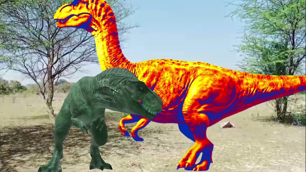 Dinosaur fighting scene ll डायनासोर की लड़ाई 
