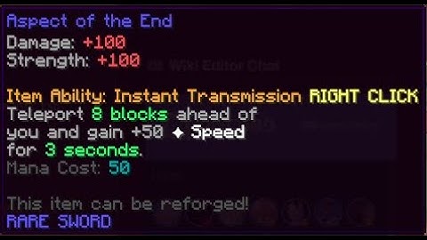 When you buy your first AOTE (Hypixel Skyblock)