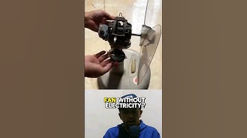 easy way to modify a fan without electricity