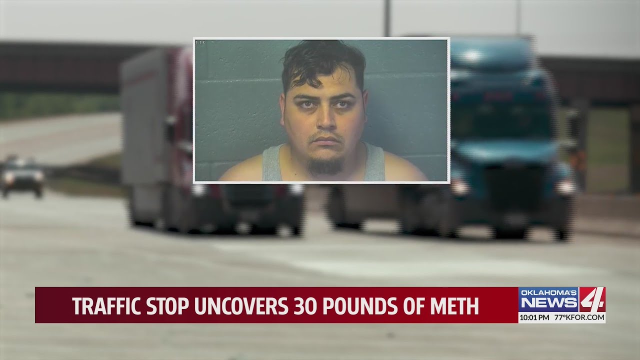 Traffic stop uncovers 30 pounds of meth - YouTube