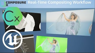 Composure X - Real-Time Compositing Workflow in Unreal Engine ( Advanced Green Screen Chroma Key )