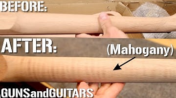 Make ANY WOOD look like FLAMED MAPLE! (Wood Grain Hack #2: how to add subtle tiger striping)