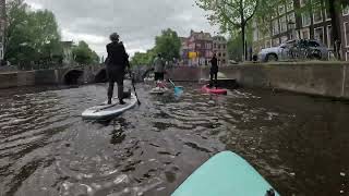 🇳🇱Suppen in Amsterdam🇳🇱 #standuppaddle #sup #amsterdam #supamsterdam #standuppaddleboard #citytour