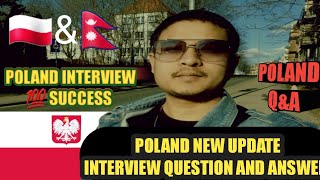 How To Give Interview In Poland Embassy ?? | पोल्याण्ड को लागि कसरी दिने Interview Q&A |#interview