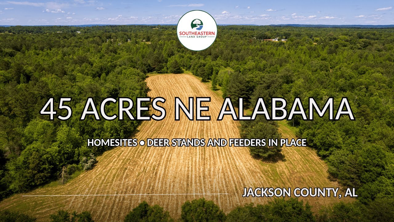45 Acres of Land for Sale in North Alabama