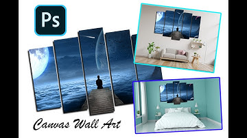 How to make Canvas Wall Art Multi Panel [Photoshop Tutorial] Canvas Art