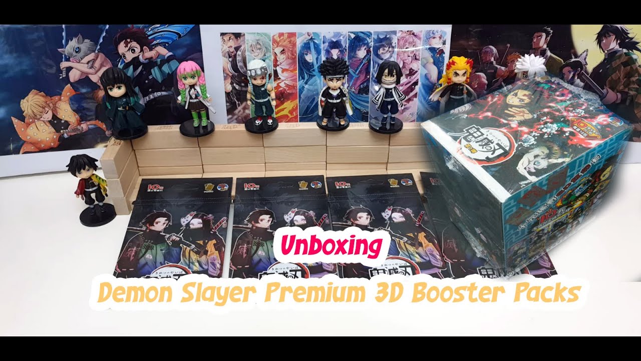 demon slayer premium booster box Official Licensed Kayou Demon Slayer Premium Booster Box | 5 Packs, 15  Cards Total, Rare & Special Cards Included | TCG CCG Collectible Card Pack,  Card Display & Storage