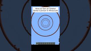 how to get an orbital strike cannon in minecraft  #minecraft #bestminecraftclips #minecrafthumor