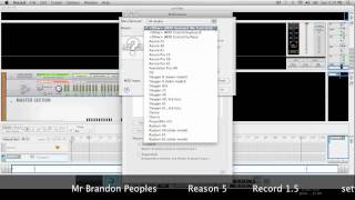 Reason 5: Setting Up a keyboard/control surface Record 1.5 MBP Tutorial