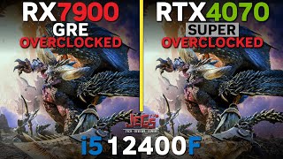 RX 7900 GRE OC vs RTX 4070 Super OC | i5 12400F | Tested in 15 games