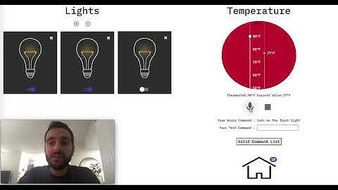 SmartHome Project ( Speech Recognition - React - Flask )