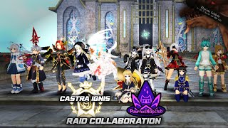 Toram Online - CASTRA IGNIS X PURRFECT NAP CLUB VS BLAZING CELDYTE Guild Raid!