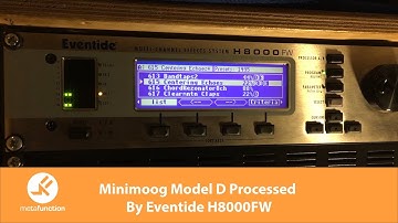Minimoog Model D Processed by Eventide H8000FW