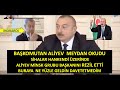 AZERBAYCAN SİHALARI HANKENDİ ÜZERİNDE OPERASYON BAŞLADI ALİYEV MİNKS BAŞKANINA SOĞUK DUŞ