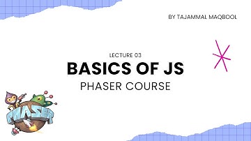 Lecture 03: Basics of JS | Phaser Course in URDU / HINDI | Website Game Development