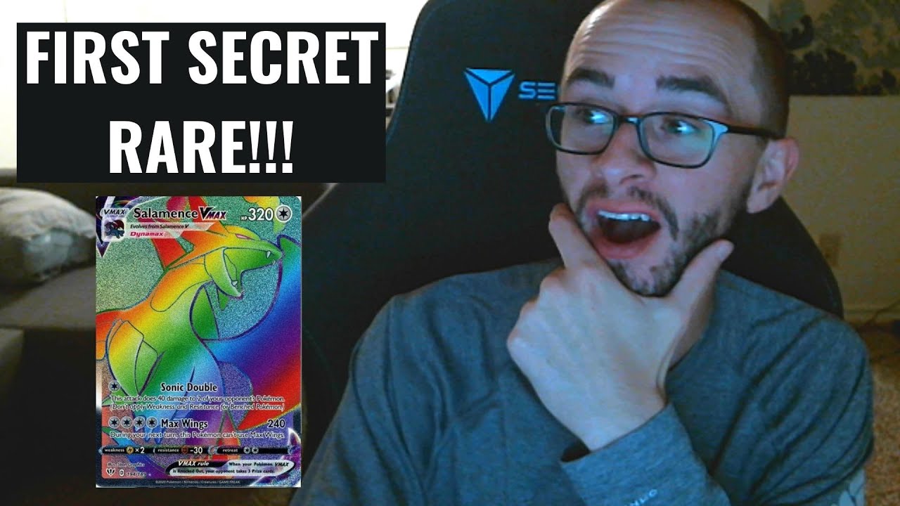 Salamence VMAX Secret Rare Pull!! - Pokémon Darkness Ablaze Pack Opening!
