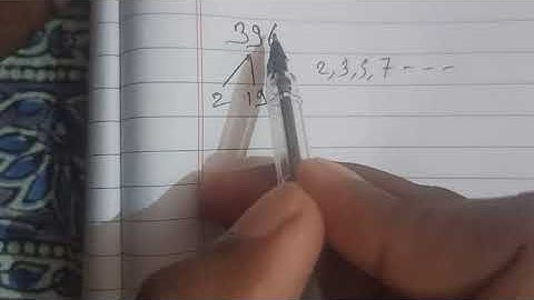 factor tree of 396 | prime factor tree|