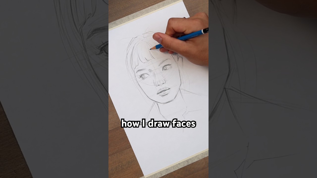 THIS Changed How I Draw Portraits ✍🏼 A 60 Sec Tutorial